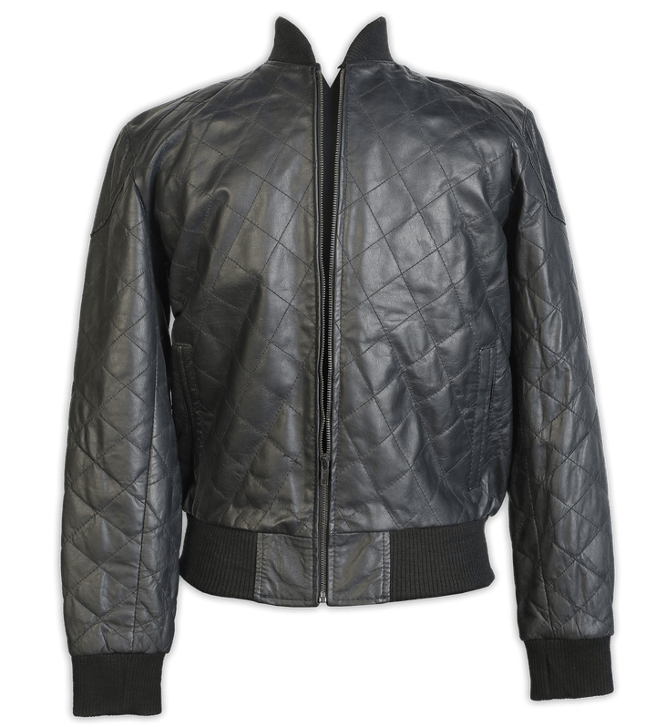 Women Bomber Jacket with Quilted Designs, Front